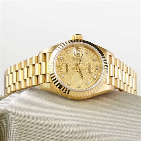 rolex datejust lady yellow gold|rolex datejust yellow gold price.